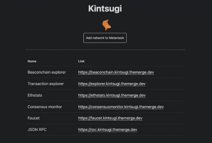 ETH 2.0: Kintsugi-Testnet jetzt live